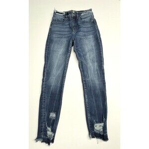 BKE Buckle Billie Slim Fit High Rise Ankle Skinny Jeans Women's Size 28